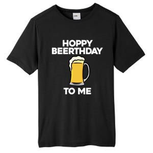 Hoppy Beerthday To Me Happy Birthday Celebrate I Love Beer Tall Fusion ChromaSoft Performance T-Shirt