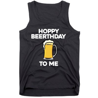 Hoppy Beerthday To Me Happy Birthday Celebrate I Love Beer Tank Top