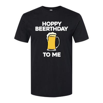 Hoppy Beerthday To Me Happy Birthday Celebrate I Love Beer Softstyle CVC T-Shirt