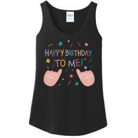 Happy Birthday To Me Ladies Essential Tank