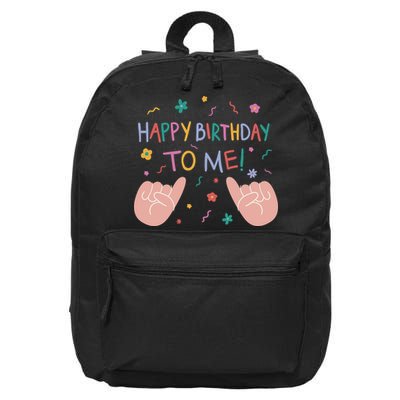Happy Birthday To Me 16 in Basic Backpack