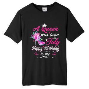 Happy Birthday To Me! A Queen Was Born In July Birthday Gift Tall Fusion ChromaSoft Performance T-Shirt