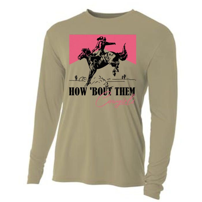 How Bout Them Cowgirls Boy Aint They Somethin Cooling Performance Long Sleeve Crew