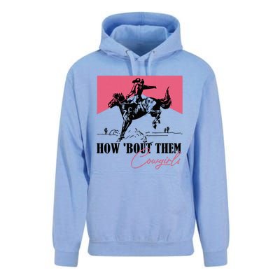 How Bout Them Cowgirls Boy Aint They Somethin Unisex Surf Hoodie