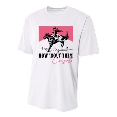 How Bout Them Cowgirls Boy Aint They Somethin Youth Performance Sprint T-Shirt