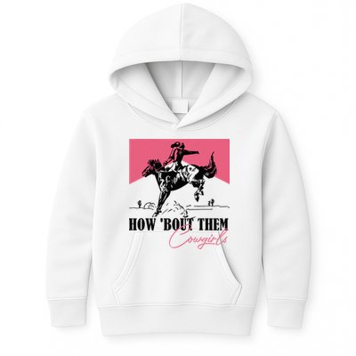How Bout Them Cowgirls Boy Aint They Somethin Kids Hoodie
