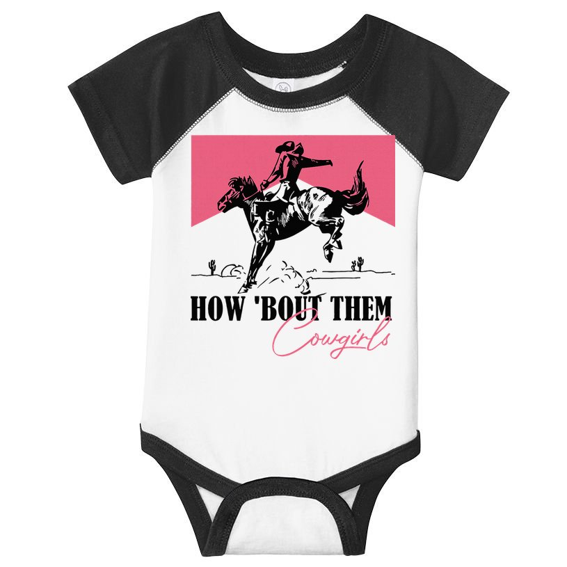 How Bout Them Cowgirls Boy Aint They Somethin Infant Baby Jersey Bodysuit