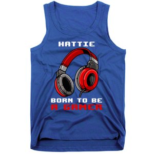 Hattie Born To Be A Gamer Personalized Gift Tank Top