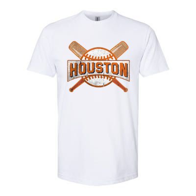 Houston Baseball Team Love Sport Funny Gifts Softstyle® CVC T-Shirt