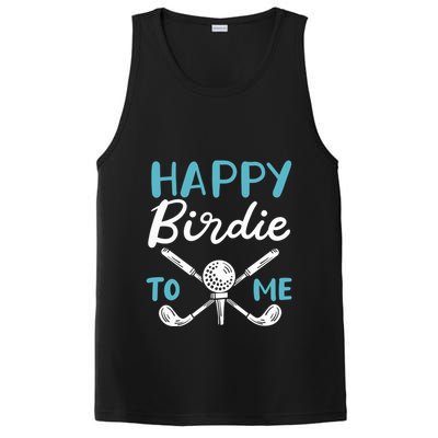 Happy Birdie To Me Golf Player Talk Golfer Golf Sport Lover Gift PosiCharge Competitor Tank