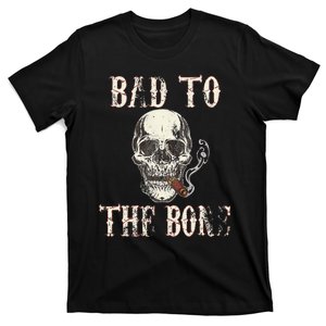 Halloween Bad To The Bone Skeleton Spooky T-Shirt