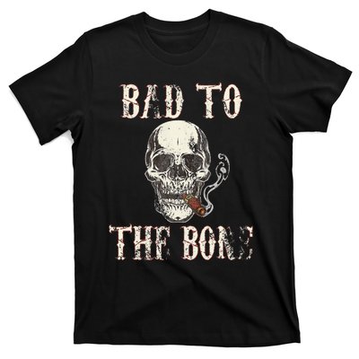 Halloween Bad To The Bone Skeleton Spooky T-Shirt