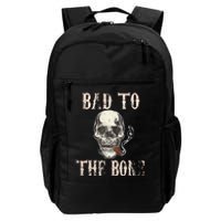 Halloween Bad To The Bone Skeleton Spooky Daily Commute Backpack