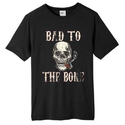 Halloween Bad To The Bone Skeleton Spooky Tall Fusion ChromaSoft Performance T-Shirt