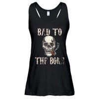 Halloween Bad To The Bone Skeleton Spooky Ladies Essential Flowy Tank