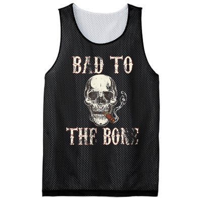 Halloween Bad To The Bone Skeleton Spooky Mesh Reversible Basketball Jersey Tank