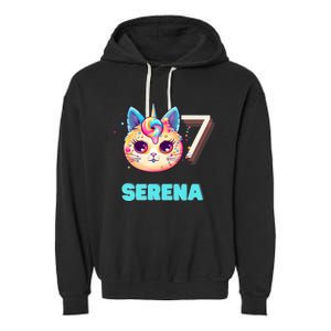 Happy Birthday To Serena Garment-Dyed Fleece Hoodie