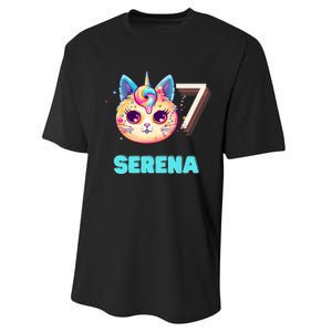 Happy Birthday To Serena Performance Sprint T-Shirt