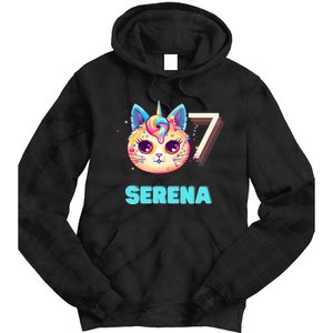 Happy Birthday To Serena Tie Dye Hoodie