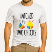Hatched By Two Chicks Cute Lgbt Baby Announce Cooling Performance Crew T-Shirt