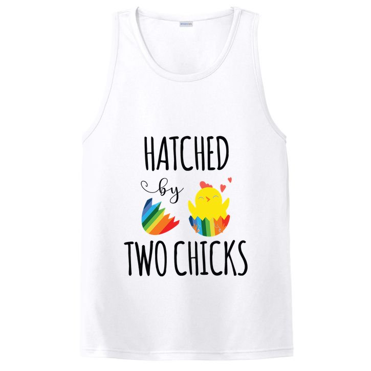 Hatched By Two Chicks Cute Lgbt Baby Announce PosiCharge Competitor Tank