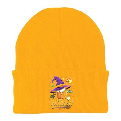 Halloween Beer Up Witches Party Drunk Funny Gift Knit Cap Winter Beanie