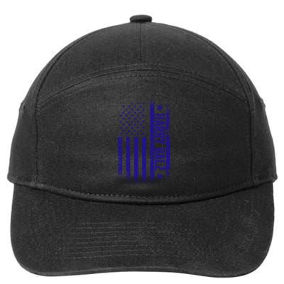Harry Balz Usa Flag Political Gift 7-Panel Snapback Hat