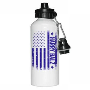 Harry Balz Usa Flag Political Gift Aluminum Water Bottle