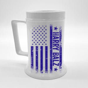 Harry Balz Usa Flag Political Gift Beer Stein