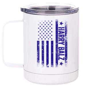 Harry Balz Usa Flag Political Gift 12 oz Stainless Steel Tumbler Cup