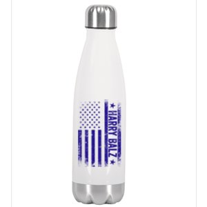 Harry Balz Usa Flag Political Gift Stainless Steel Insulated Water Bottle