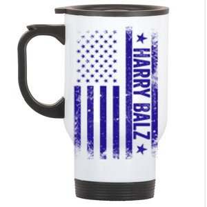 Harry Balz Usa Flag Political Gift Stainless Steel Travel Mug