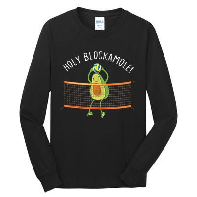 Holy Blockamole Volleyball Cute Funny Tall Long Sleeve T-Shirt