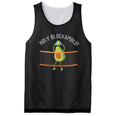 Holy Blockamole Volleyball Cute Funny Mesh Reversible Basketball Jersey Tank