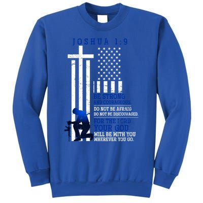 Holy Bible Verse Us Flag American Christian Gift Idea Prayer Gift Sweatshirt