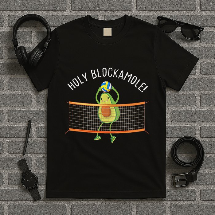 Holy Blockamole Volleyball Cute Funny T-Shirt