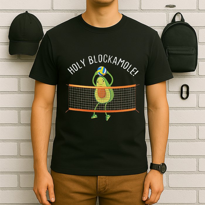 Holy Blockamole Volleyball Cute Funny T-Shirt