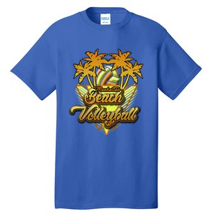 Hattan Beach Volleyball California Fun And Sun In The Sand Cool Gift Tall T-Shirt