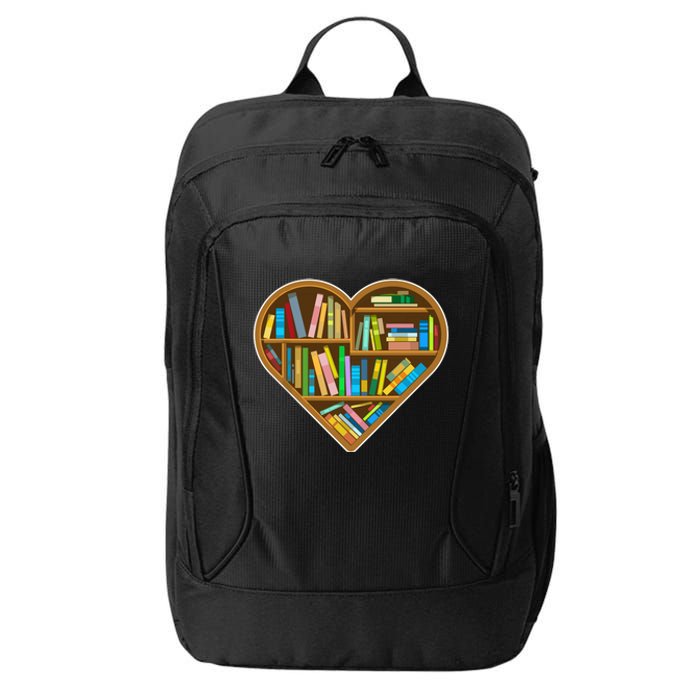 Heart Books Valentines Day Reading Nerds Reader Bookworms City Backpack