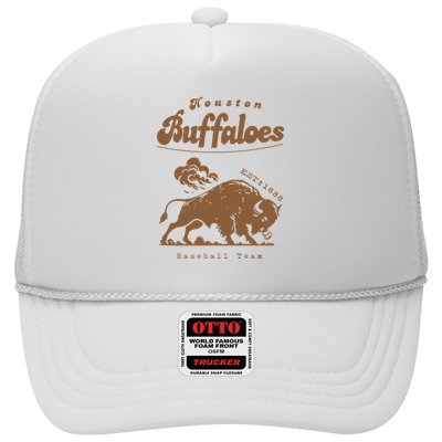 Houston Buffaloes Vintage Defunct Baseball Team Trucker Hat