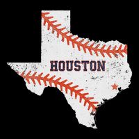Houston Baseball Vintage Distressed Cooling Performance Crew T-Shirt