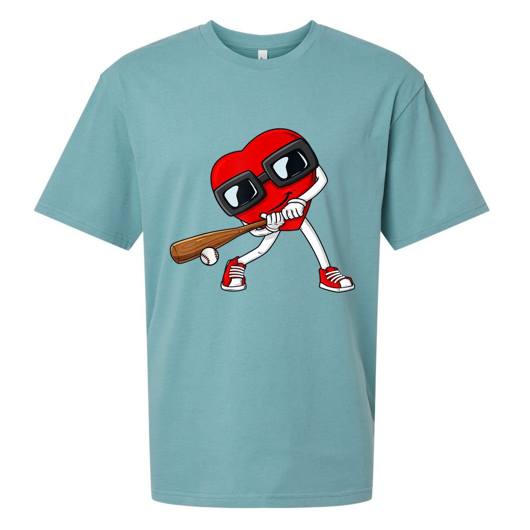 Heart Baseball Valentines Day Funny Boys Girls Kids TShirt Sueded Cloud Jersey T-Shirt