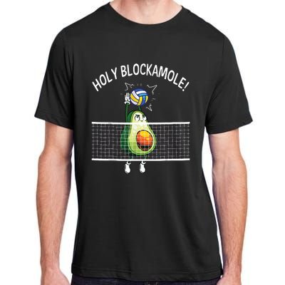 Holy Blockamole Volleyball Player Blocker Avocado Adult ChromaSoft Performance T-Shirt