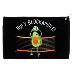 Holy Blockamole Volleyball Grommeted Golf Towel