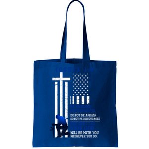 Holy Bible Verse Us Flag American Christian Gift Idea Prayer Gift Tote Bag