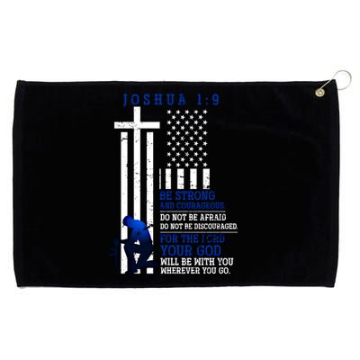 Holy Bible Verse Us Flag American Christian Gift Idea Prayer Gift Grommeted Golf Towel