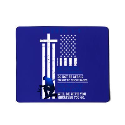 Holy Bible Verse Us Flag American Christian Gift Idea Prayer Gift Mousepad