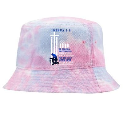 Holy Bible Verse Us Flag American Christian Gift Idea Prayer Gift Tie-Dyed Bucket Hat