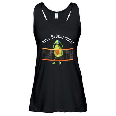 Holy Blockamole Volleyball Cute Funny Ladies Essential Flowy Tank