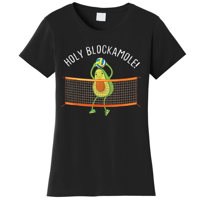 Holy Blockamole Volleyball Cute Funny Women's T-Shirt